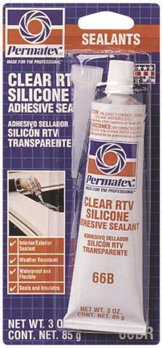 Oregon F80050 PERMATEX CLEAR RTV SILICONE 3 OZ. TUBE